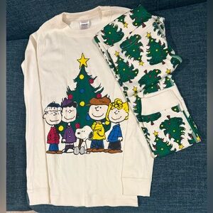 Hanna Andersson Peanuts A Charlie Brown Christmas Kids Pajama Set